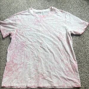 Pink and White Lululemon Shirt